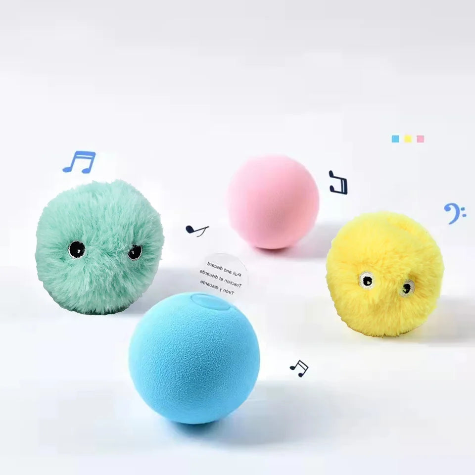 Smart Interactive Cat Toy Ball – Elektrisches Plüsch-Spielzeug mit Katzensound & Jagdtraining! 🐾⚡
Smart Cat Toy Ball ist das perfekte interaktive Katzenspielzeug für neugierige Stubentiger!