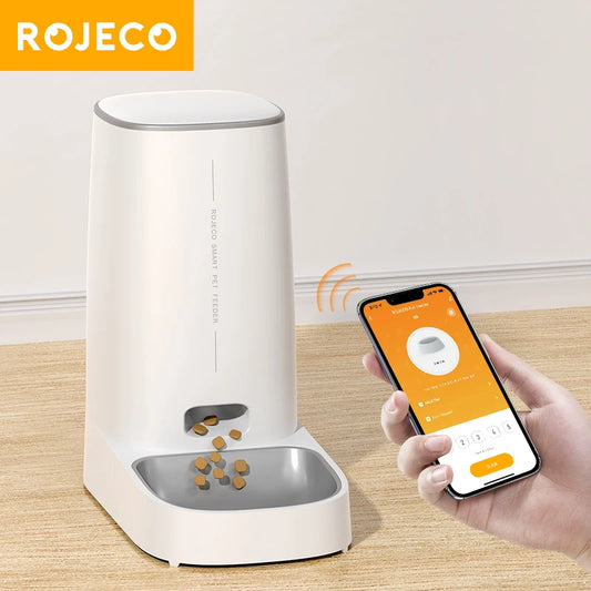 🐾 WiFi Futterspender – Der smarte 4L-Automat für gesunde Katzenernährung!