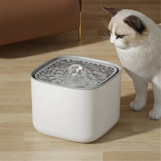 🐾 3L Katzen-Wasserbrunnen mit USB – Frisches Trinkwasser rund um die Uhr!