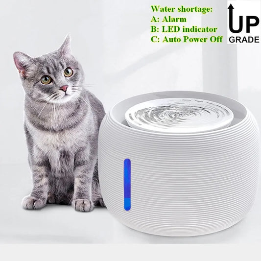 🐾 Smart Sensor Katzen-Wasserbrunnen – Automatischer Trinkspender mit Stopp-Funktion!