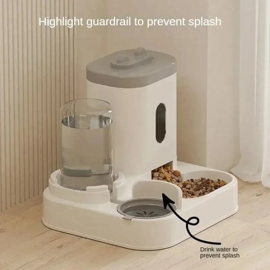 🐾 Automatischer Futterspender mit Wasserbrunnen – Die perfekte Rundum-Versorgung für Ihr Haustier!