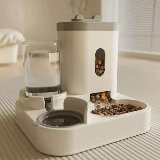 🐾 Automatischer Futterspender mit Wasserbrunnen – Die perfekte Rundum-Versorgung für Ihr Haustier!