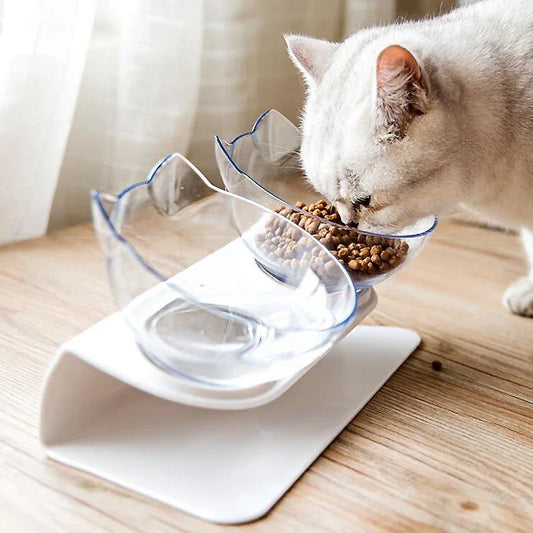 🐾 Premium Doppel-Napf mit rutschfestem Ständer – Der stylische Futterplatz für Katzen & Hunde!